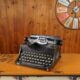 老式 陈设品摆饰配饰 软装 复古打字机铁艺摆件道具样板间装 饰品个性