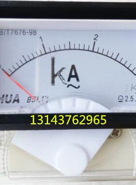 指针交流电流表85L17-1KA 1.5KA 2KA 3KA 4KA 5KA 1000/5A 85L17