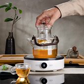 洛洋 100电陶炉迷你静音超薄电磁炉多功能小型蒸煮茶器烧水保