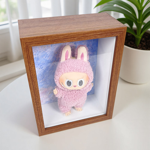 labubu拉布布单品展示盲盒相框