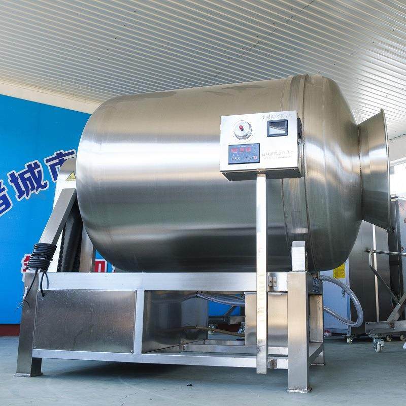 肉制品腌制设备酱牛肉真空腌渍入味机供应脱骨鸡爪真空滚揉机