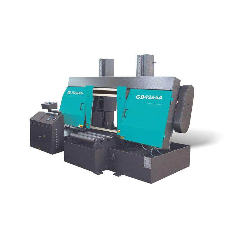 GB4265A-卧式带锯机切割钢筋铝材金属双立柱液压数控卧式带锯床
