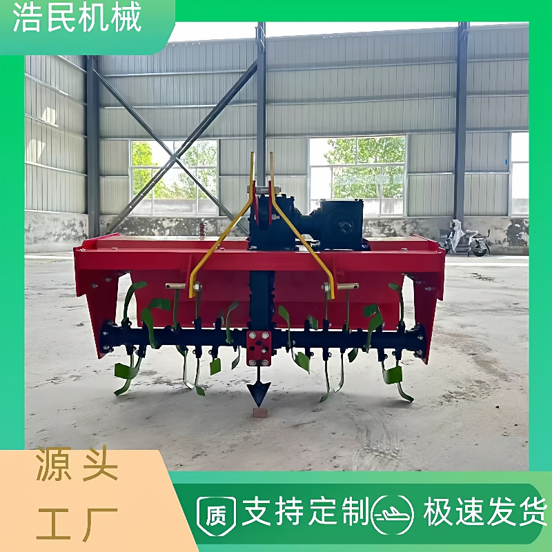 单缸四轮拖拉机带一轴旋耕机单缸旋耕机左侧一轴旋耕机通轴半轴