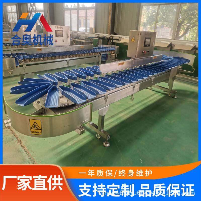 高精度苹果橙子选果机全自动红薯挑级机料盒式火龙果重量分选机