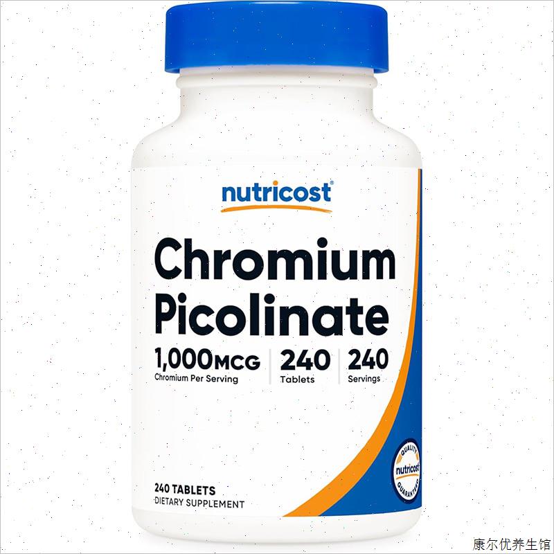 现货美国Nutricost Chromium Picolinate吡啶甲酸铬1000微克240^