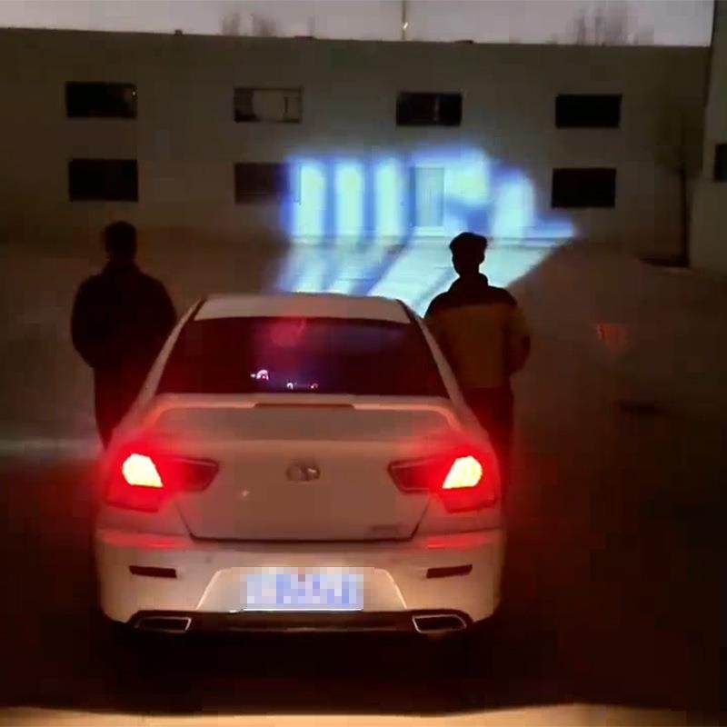 汽车LED大灯3寸双光透镜启动扫描可编程文字自定义模式超炫酷透镜