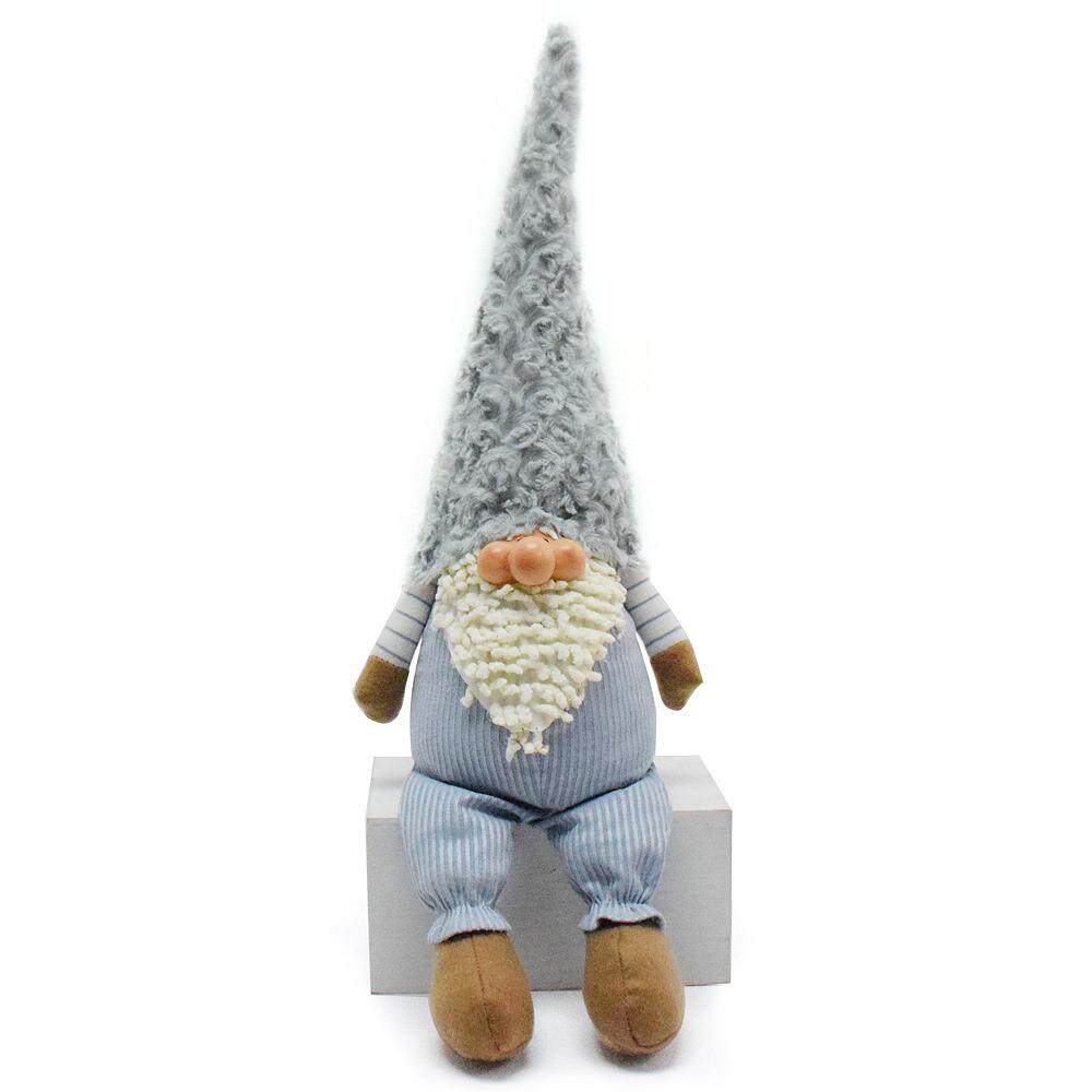 新品擦手巾抹布地精娃娃玩偶树脂脸地精公仔中古圣诞布偶装饰品