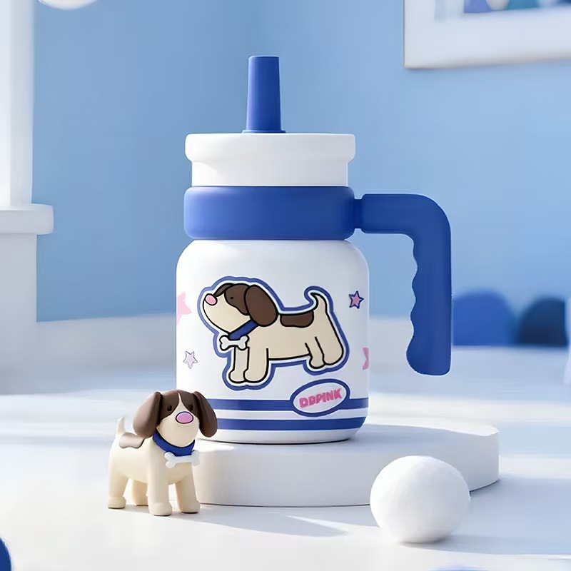 可爱小狗316不锈钢保温杯