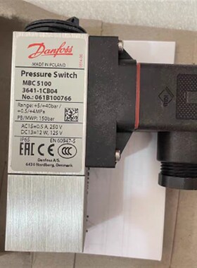 丹佛斯压力开关061B100766061B100866