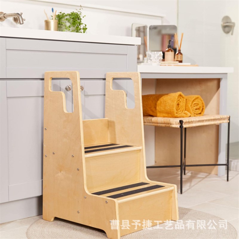 实木楼梯凳木质儿童洗手垫脚凳增高台阶凳宝宝踏脚凳家用儿童专用
