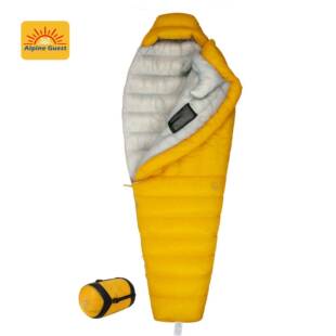 AlpineGuest高山客乐土户外露营羽绒睡袋超轻800蓬羽绒成人睡袋