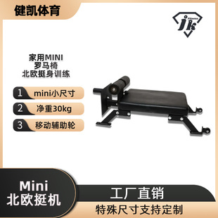 Mini北欧挺机 家用轻巧型可移动罗马椅北欧挺身训练 综合健身器材