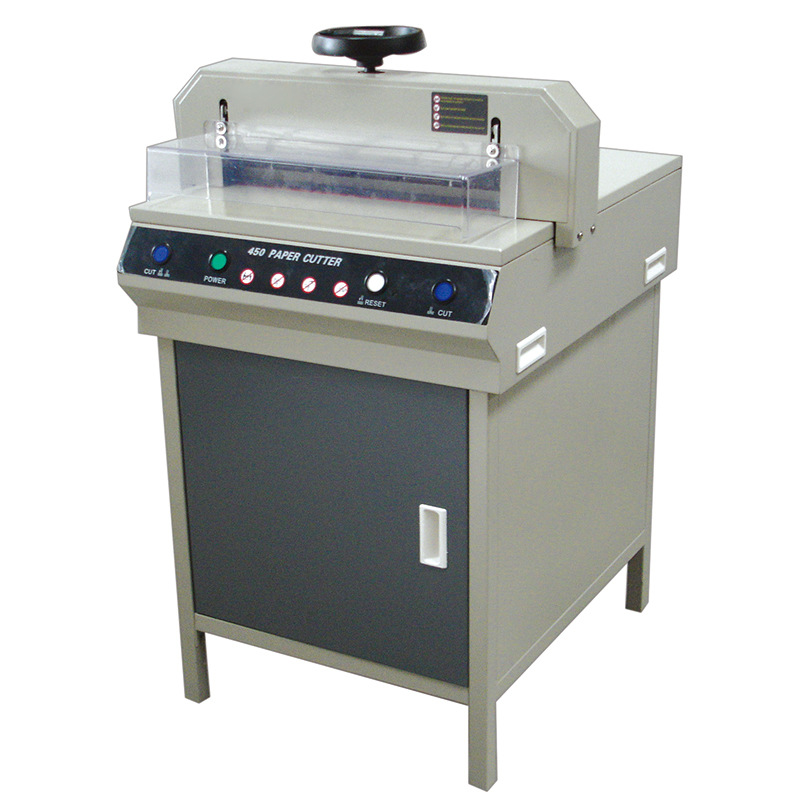 450D+小型电动数控精密切纸机 标书文件裁纸机切纸机器厂家价格