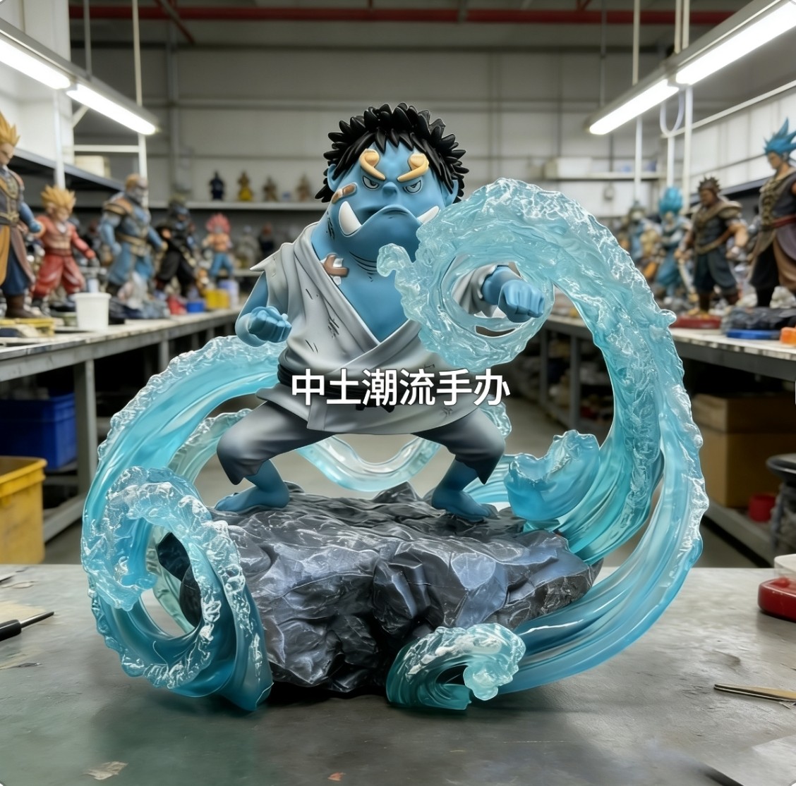 海贼动漫游戏周边机箱桌面摆件大熊社童年甚平手办二次元潮玩模型