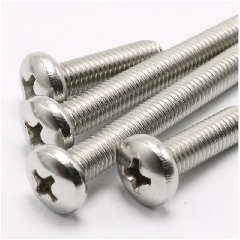 M5/M6 正宗316不锈钢半圆头十字螺丝 GB818M盘头机械螺钉长度10-5