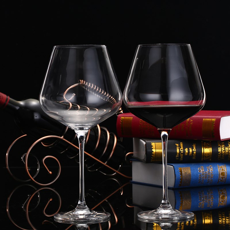 欧式大号水晶玻璃勃垦地一体葡萄酒红酒G杯高脚杯家用礼品定制LOG