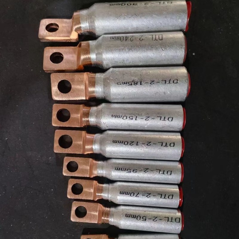 厂家铜铝接线端子出口普通型插针圆方头平O方窥口镀锡压线耳接线