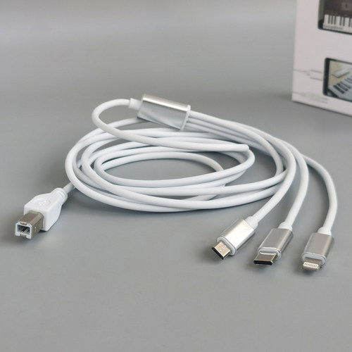 IOS安卓电钢琴midi连接线 乐器键盘电子琴uKsb转换器 手机ipad通