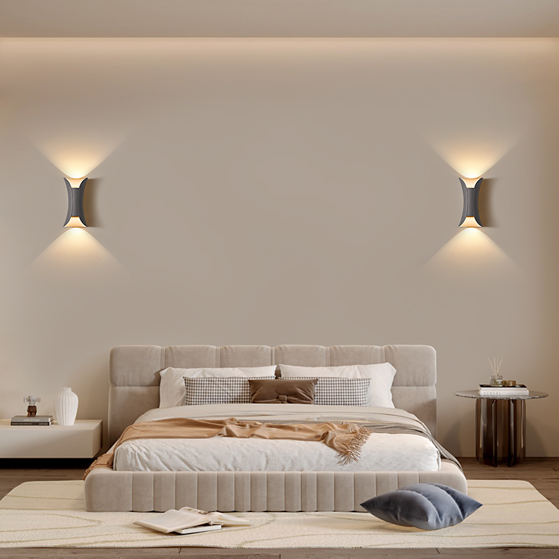 2023新款简约现m代卧室床头灯极简轻奢客厅电视背景墙楼梯壁灯墙