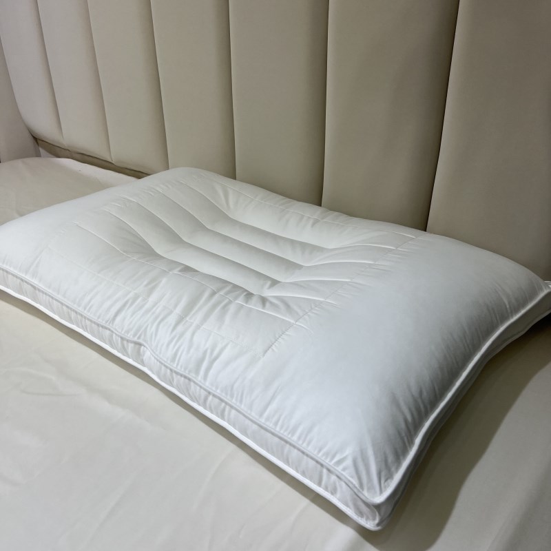 宽肩枕头厚硬一点颈椎高枕偏硬枕芯不塌陷不变形高枕低枕实心枕