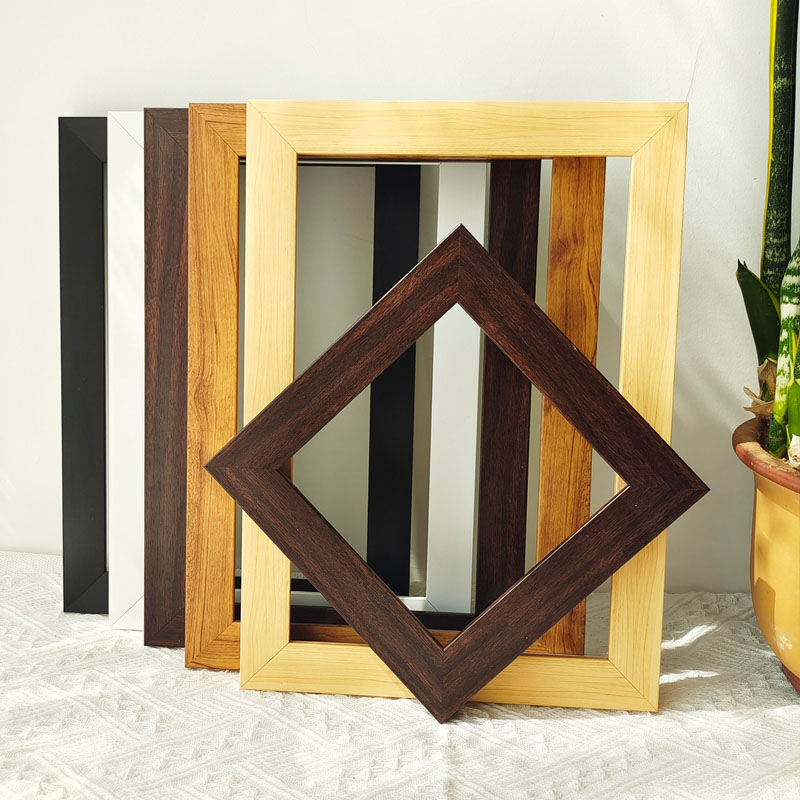 现代简约油画框外框装裱数字油画肌理画油画板成品树脂裱框挂墙