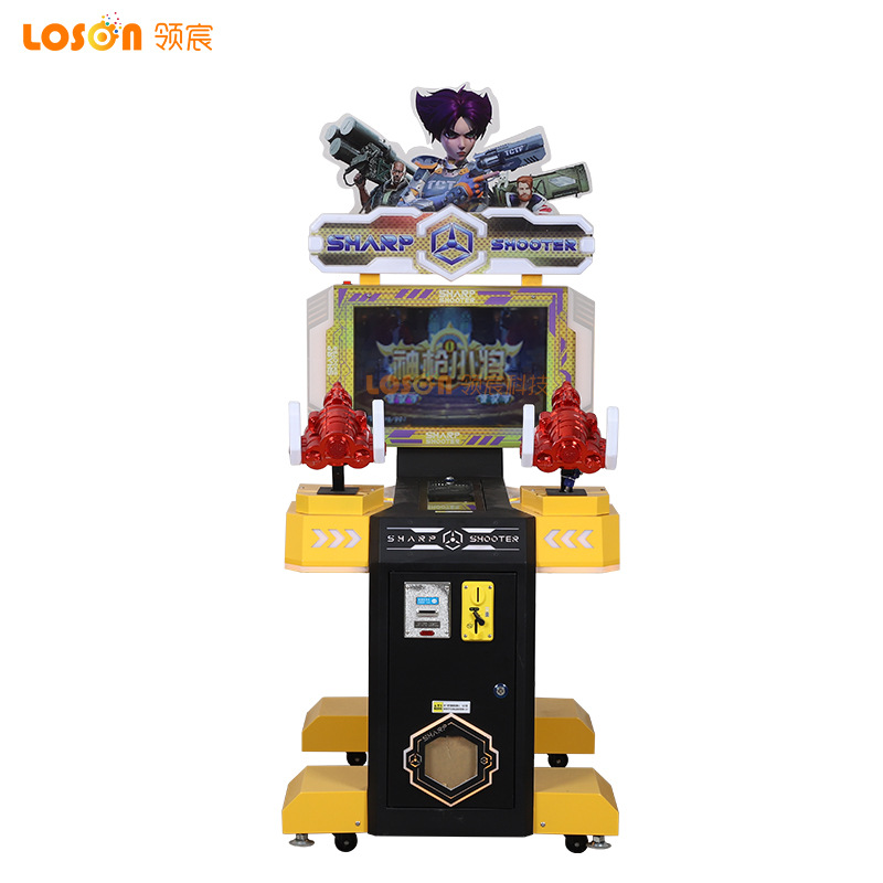 神枪小将模拟3D游戏枪机大商场电玩城商铺智能投币模拟双人射击机