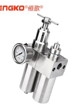 恒歌SFRL不锈钢调压过滤油雾分离过滤气动三联件气源处理器