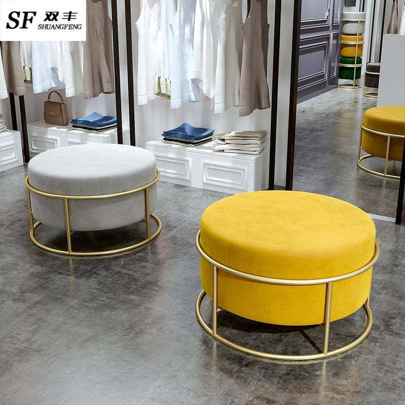 现代简约布艺玄关凳 服装店创意圆形休息凳矮凳家用卧室梳妆凳,乐器/吉他/钢琴/配件,其它乐器配件,淘宝优惠券,粉丝福利购,淘宝优惠卷