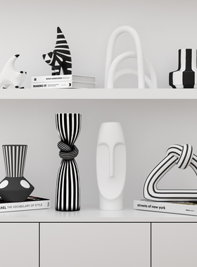 北欧风现代艺术摆件n简约抽象高档软装创意客厅电视柜酒柜桌面饰