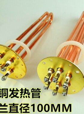 GB-80E 60E 40E 100E开水器加热管3/6/9/12KW电热管 8孔法兰100MM