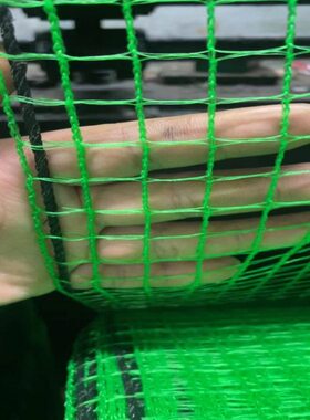 绿色带遍绳1.5厘米孔防鸟网大棚通风口专用蔬菜大棚放风口防鸟网