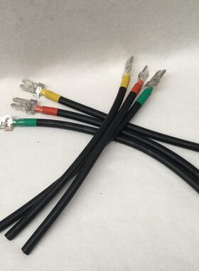 SYJ-50mm2一次触头带导线 主电路动插件触头带线500MM抽屉柜插头