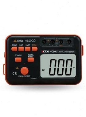 胜利VC60D+ 绝缘电阻测试仪 数字兆欧表2500V