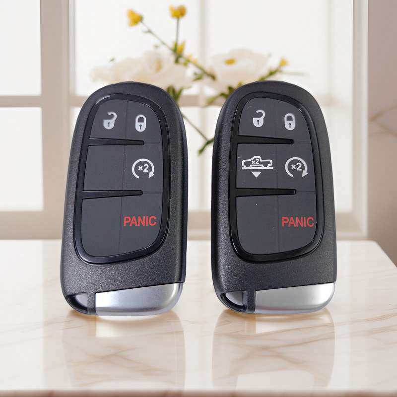 适用道奇RAM4键5键智能汽车钥匙遥控GQ4-54T智能卡