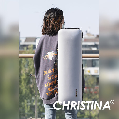 新款小提琴琴盒 白点方形小提琴盒子 玻L璃钢碳纤维 4/4尺寸