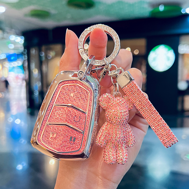 适用凯迪拉c克钥匙套xt5/xt4/xts/xt6车24款ct5/ct6/ct4包srx壳女