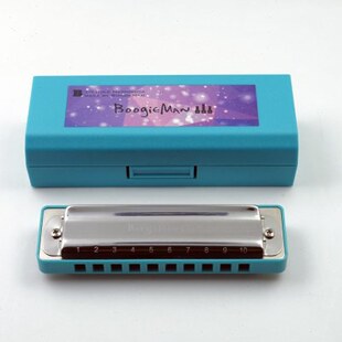 Boogieman布鲁斯口琴十孔蓝调pr10孔paddy音阶66号公路初学演奏