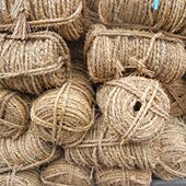 大量园艺稻草绳子捆绑绳打草绳苗木及工厂产品包扎与防护