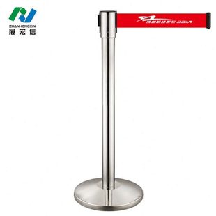 银行2米不锈钢栏杆排队隔离带警戒线护栏 加厚可替换伸缩头一米线