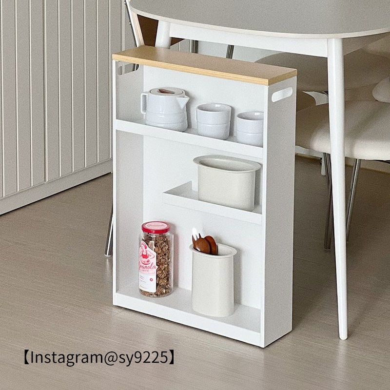 A9L铁艺夹缝置物架浴室落地缝隙收纳架厕所卫生间窄W缝架子收纳柜