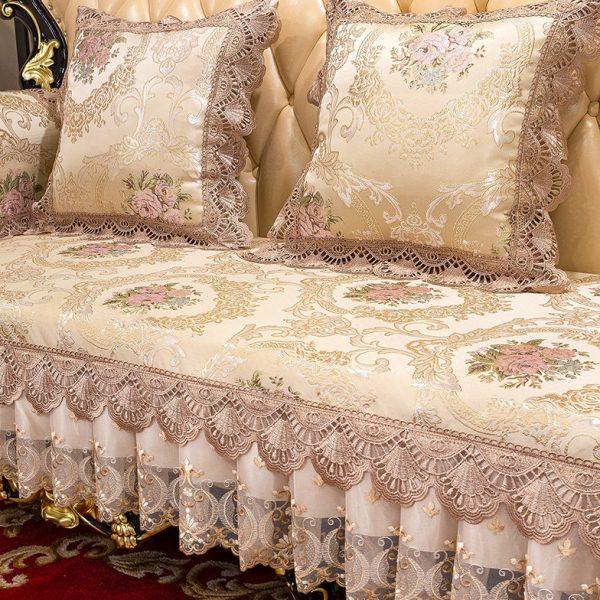 欧式沙发垫四季通用防滑高档奢华布艺客厅贵妃沙发套罩坐垫子定做,居家布艺,沙发垫,淘宝优惠券,粉丝福利购,淘宝优惠卷