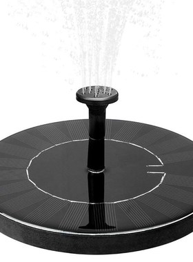 新款太阳能储电喷l泉圆形太阳能漂浮喷泉蓄电悬浮太阳能流水喷泉