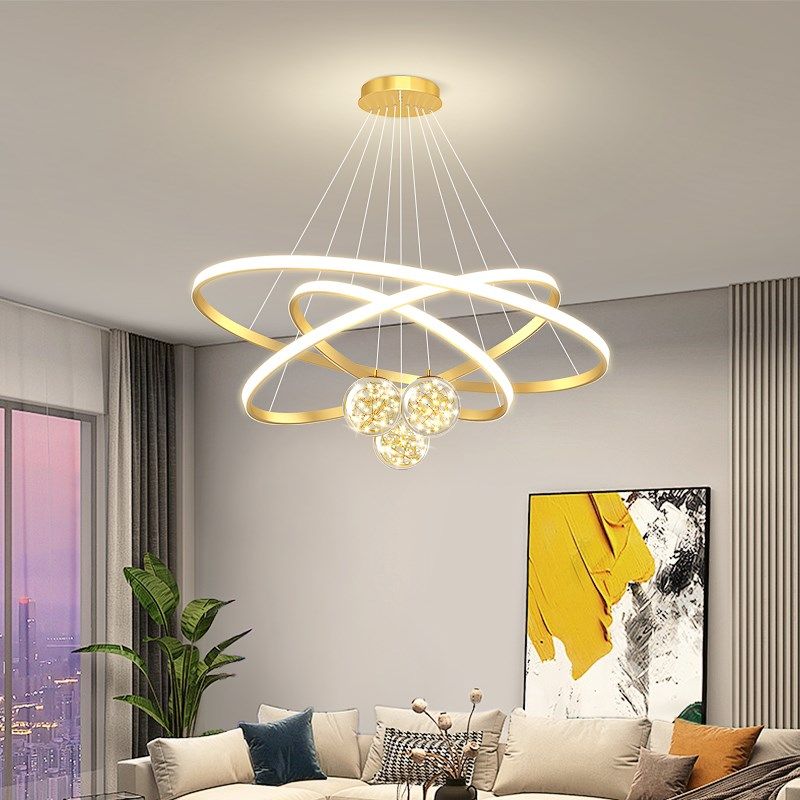 客厅吊灯大e厅主灯楼梯饭厅饭厅主卧室吸顶灯具大全屋中山现代简