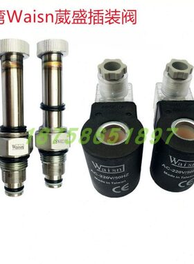CSV-02-01 CSV-0201台湾崴盛WAISN插装阀电动阀CSV1601 CSV2001