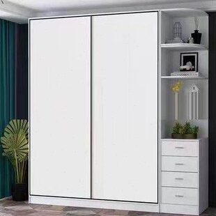 简约衣柜移门定制衣柜门推拉门订做实木衣柜门定做纯白色柜门定制