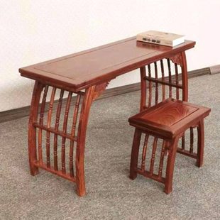 红木家具花梨木琴桌刺猬紫檀琴台琴桌子书桌新中式古典实木桌凳台