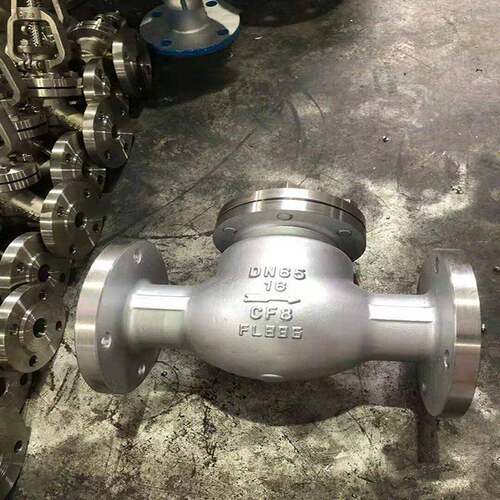 不锈钢旋启式止回阀材质有铸钢不锈钢铸铁可加工H44WH44H