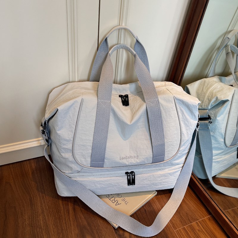 大容量轻便旅行包女手提斜挎运z动健身包男短途旅游出差收纳行李