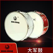 24英寸队鼓西洋鼓铜锣鼓 轻便红色大军鼓18