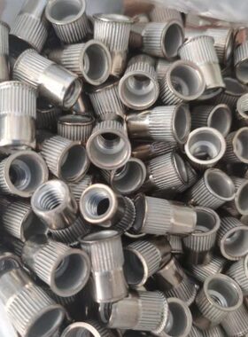 GB17880.4 不锈钢304 小沉头竖纹拉铆螺母 M6*13.9